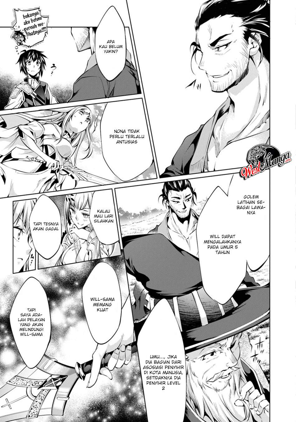 Kamigami ni Sodaterare Shimo no, Saikyou to Naru Chapter 05.1 Gambar 9